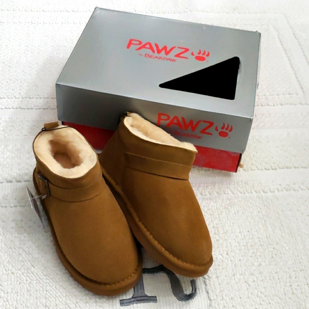 PAWZ BY BEARPAW AMY YOUTH SUEDE BOOTS